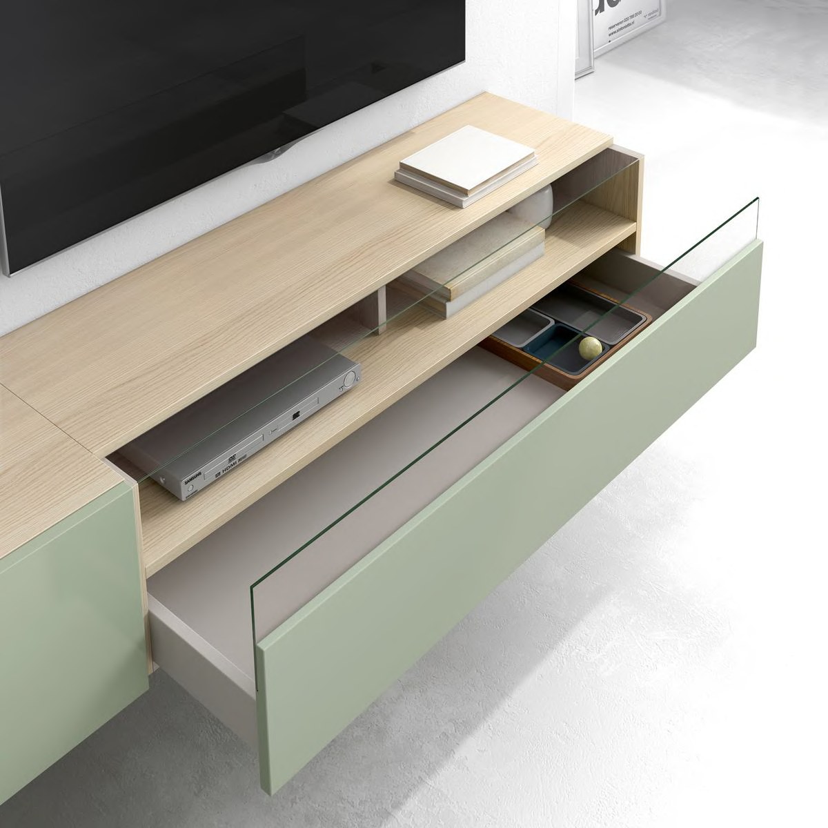 Console drawer detail